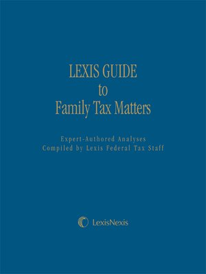 cover image of Lexis Guide to Family Tax Matters